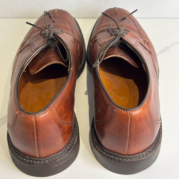 Allen Edmonds Men Split Toe Leather Lace Up Shoes Brown Size 11 - Picture 8 of 11